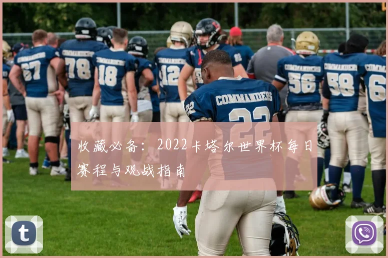 收藏必备:2022卡塔尔世界杯每日赛程与观战指南