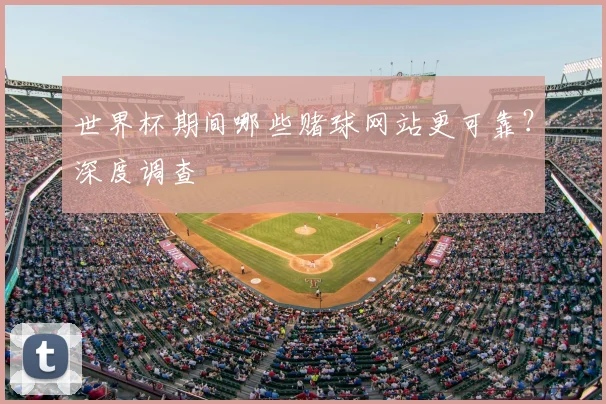 世界杯期间哪些赌球网站更可靠?深度调查